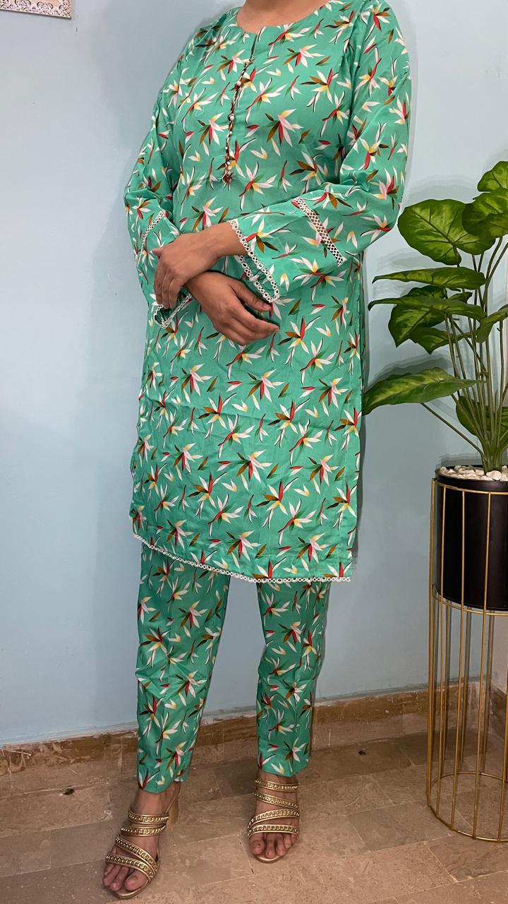 Floral 2 Piece Lawn Suit